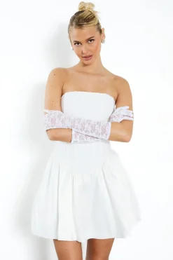 boohoo Robe mini corset bandage patineuse<Femme Robes Corset|Robes Patineuses