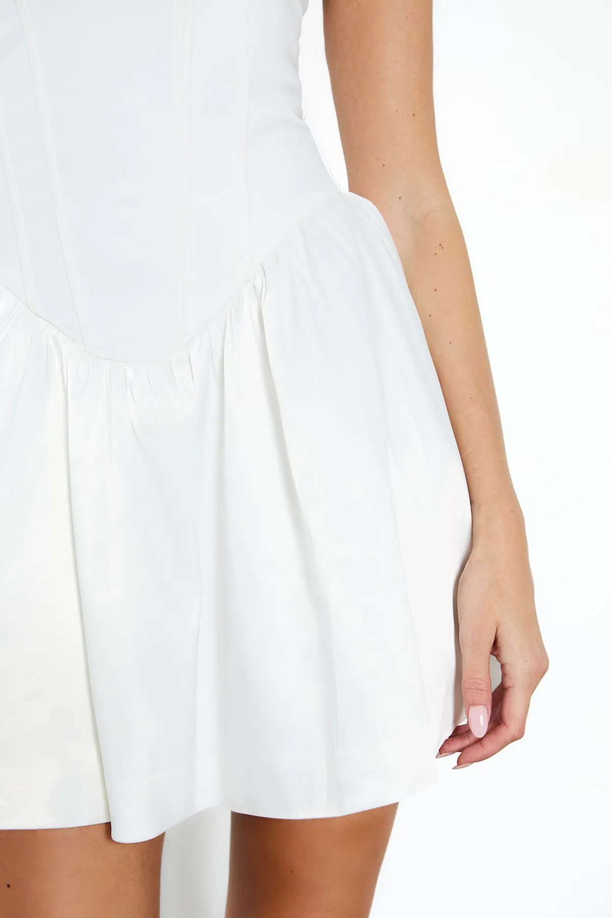 boohoo Robe mini corset bandage patineuse<Femme Robes Corset|Robes Patineuses