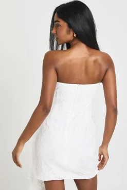 boohoo Robe Mini Corset en Dentelle Drapée<Femme Robes Corset|Robes Moulantes