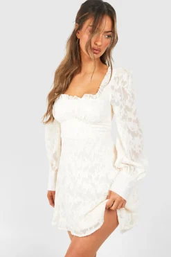 boohoo Robe Mini Corset Laitière Texturée<Femme Robes Corset|Robes Patineuses