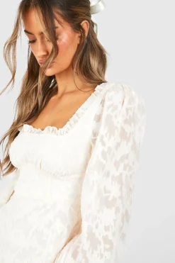 boohoo Robe Mini Corset Laitière Texturée<Femme Robes Corset|Robes Patineuses