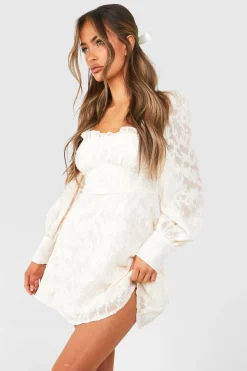 boohoo Robe Mini Corset Laitière Texturée<Femme Robes Corset|Robes Patineuses