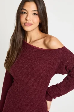 Robe mini décontractée asymétrique texturée