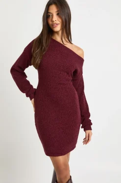Robe mini décontractée asymétrique texturée