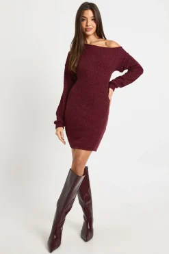 Robe mini décontractée asymétrique texturée