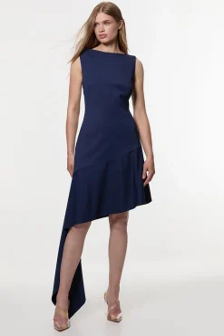 Robe mini Digital Ophelia Tall soignée et ajustée, à dos ouvert avec détail d'ourlet