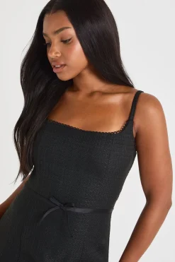 Robe mini à détail Boucle Bow