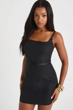 Robe mini à détail Boucle Bow