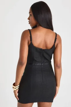 Robe mini à détail Boucle Bow