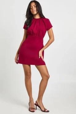 boohoo Robe Mini à Détails Froncés<Femme Robes Moulantes|Robes