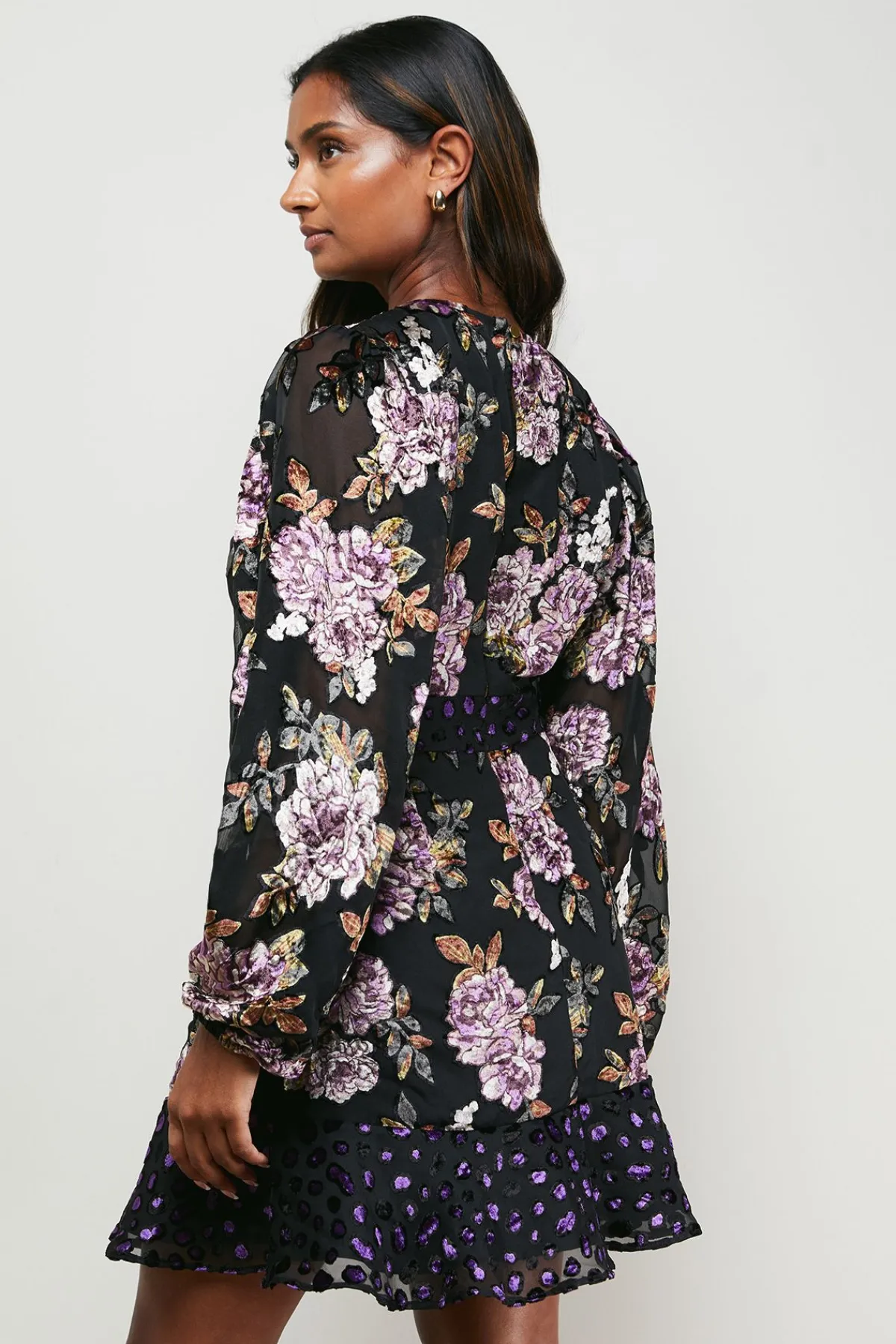 Oasis Robe Mini Dévoré e Mix<Femme Robes|Toutes Les Robes