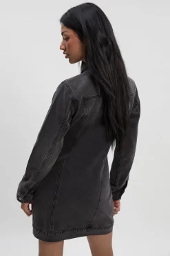 Robe Mini En Denim Style Western