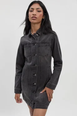 Robe Mini En Denim Style Western