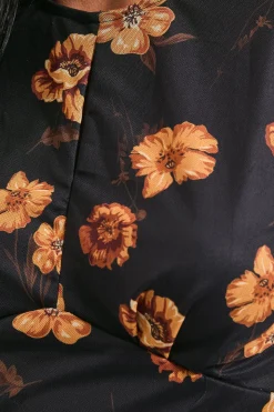 Robe Mini en Mesh Imprimé à Jupe Étagée