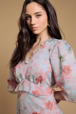 Oasis Robe Mini En Mélange Dobby Avec Détail Nœud<Femme Robe Invitée Mariage|Toutes Les Robes