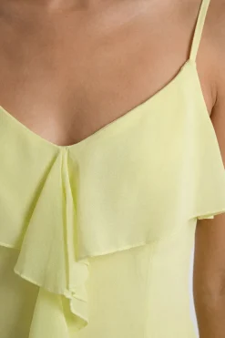 boohoo Robe Mini En Mousseline À Volants<Femme Toutes Les Robes|Robes