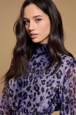 Oasis Robe Mini En Organza À Taille Froncée<Femme Toutes Les Robes|Robes À Manches Longues