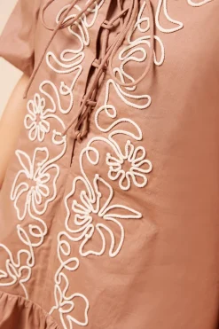 Robe Mini en Popeline Cornelli