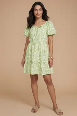 Dorothy Perkins Robe Mini En Popeline À Manches Bouffantes Avec Nœud Devant<Femme Robes|Toutes Les Robes
