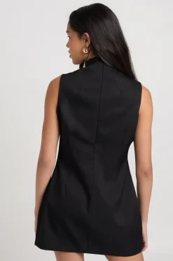 boohoo Robe Mini Fendue avec Détails de Finition Ajustée<Femme Robes|Robes De Soirée