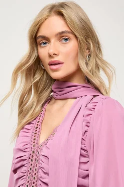 Oasis Robe Mini Froncée avec Nœud Papillon et Garniture Cloutée<Femme Robes|Toutes Les Robes