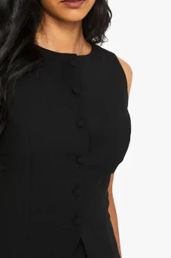 Robe mini à gilet ajusté