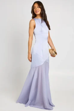 boohoo Robe Mini À Jupe Ample Et Encolure Carrée Pour Grandes Tailles<Femme Robes Demoiselles D'Honneur|Satin Et Dentelle