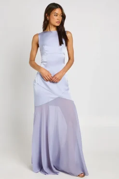 boohoo Robe Mini À Jupe Ample Et Encolure Carrée Pour Grandes Tailles<Femme Robes Demoiselles D'Honneur|Satin Et Dentelle