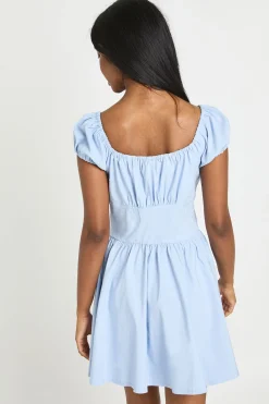 boohoo Robe Mini Laitière À Manches Volumineuses<Femme Robes Patineuses|Robes
