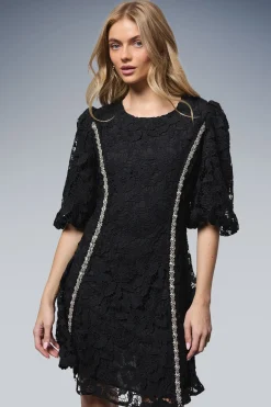 Oasis Robe Mini à Manches Bouffantes Volumineuses<Femme Robes De Soirée|Toutes Les Robes