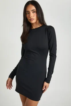 boohoo Robe Mini À Manches Longues Ultra Douce<Femme Robes Moulantes|Robes À Manches Longues