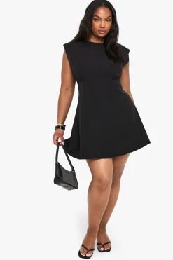 Robe Mini À Manches Raglan Grande Taille