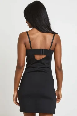 Robe Mini Moulante À Bretelles