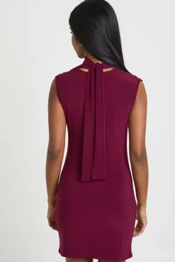 boohoo Robe Mini Moulante à Décolleté Plongeant avec Détail Foulard<Femme Robes Moulantes|Robes