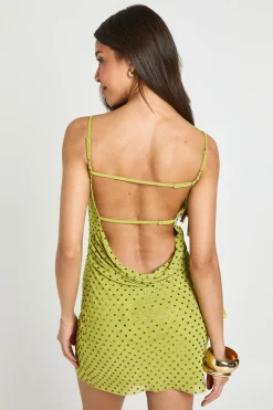 boohoo Robe Mini Moulante À Détail Col Bénitier Et Ornements Thermocollants Premium<Femme Robes Moulantes|Robes