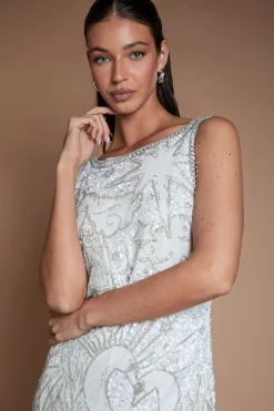 Robe Mini Ornée De Cygnes Pour Un Bonheur Éternel