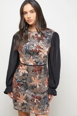 Oasis Robe Mini Ornée de Sequins<Femme Robes|Toutes Les Robes