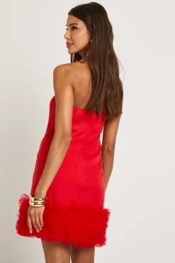 boohoo Robe Mini à Ourlet à Volants<Femme Robes Moulantes|Robes