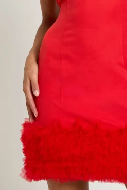 boohoo Robe Mini à Ourlet à Volants<Femme Robes Moulantes|Robes