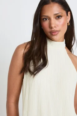 boohoo Robe Mini Plissée À Double Volant<Femme Robes|Robes De Soirée