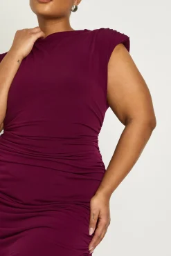 boohoo Robe mini Plus fluide à épaulettes<Femme Robes Courtes|Robes Moulantes