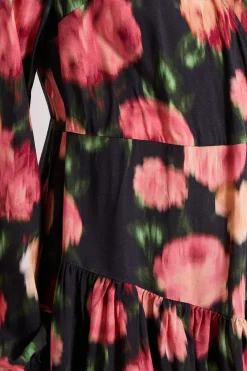 Dorothy Perkins Robe Mini Portefeuille à Motifs Floraux avec Détail de Couture Tombante<Femme Toutes Les Robes|Robes À Manches Longues