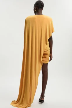 KarenMillen Robe Mini Premium en Crêpe Soyeux avec Détail Foulard<Femme Robes Mi-Longues|Robes