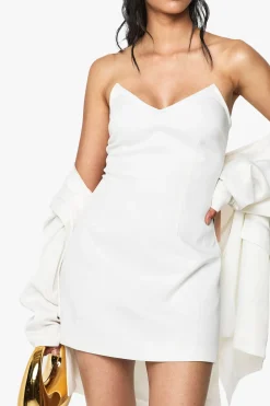 Robe Mini Structurée à Armatures
