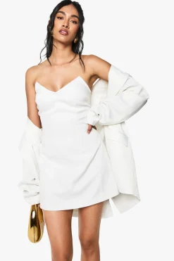 Robe Mini Structurée à Armatures