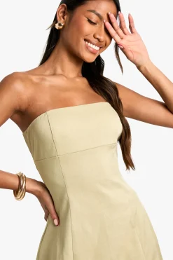 Robe mini structurée bandeau sur mesure