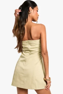 Robe mini structurée bandeau sur mesure