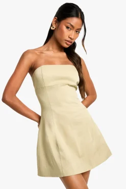 Robe mini structurée bandeau sur mesure