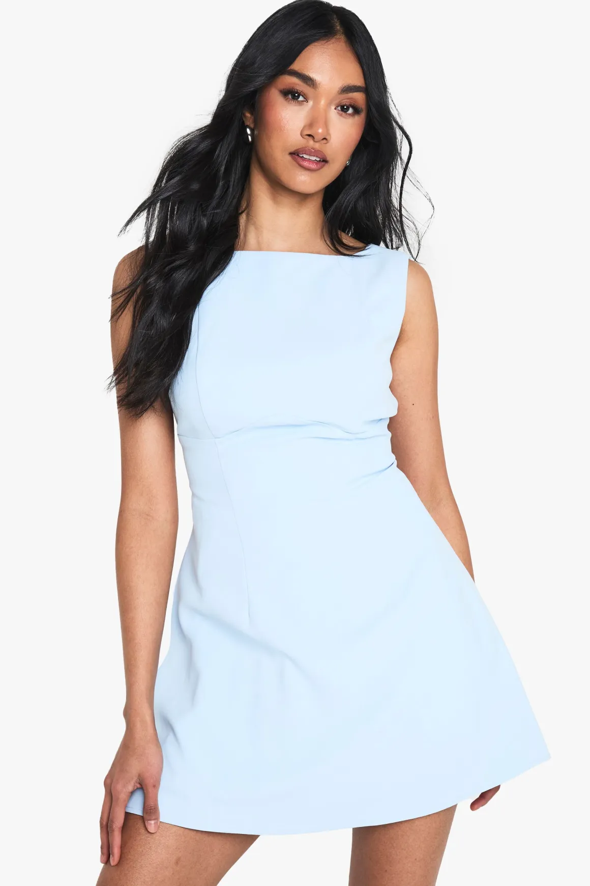 Robe Mini Structurée à Coupe A