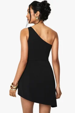 boohoo Robe Mini Structurée à Une Épaule<Femme Robes Remise De Diplôme|Robes